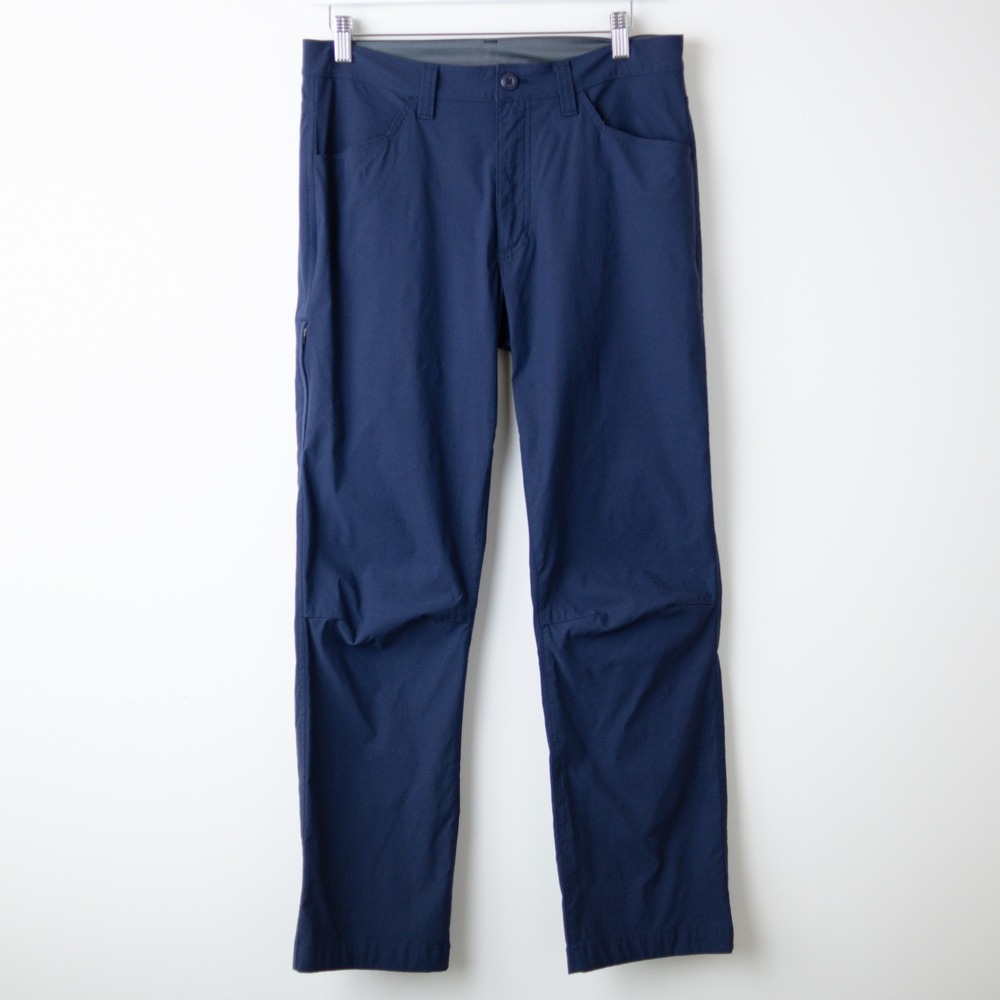 Eddie Bauer‎ Tech Pants Mens 32x30 Navy Blue Hiking Outdoor Gorpcore Trekking